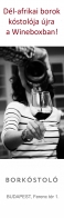 2023. április 4. - Dél-afrikai borok kóstolója ÚJRA a Wineboxban!